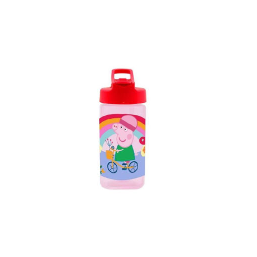 Picture of PEPPA PIG BOTTLE WITH STRAW RED